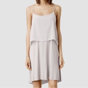 New All Saints Fade Dress Grey US6